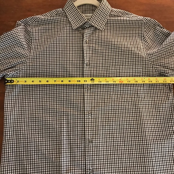 Van Heusen Men’s Regular Fit Shirt (Black/White) - Picture 4 of 7